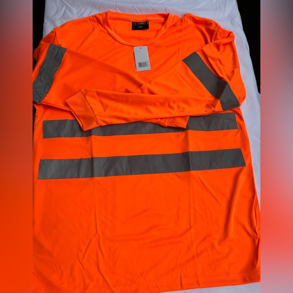 Men's Orange safty T-Shirt
